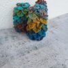 Dragon egg dice bag - teal and gold - Image 3