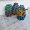 Dragon egg dice bag - teal and gold - Image 2