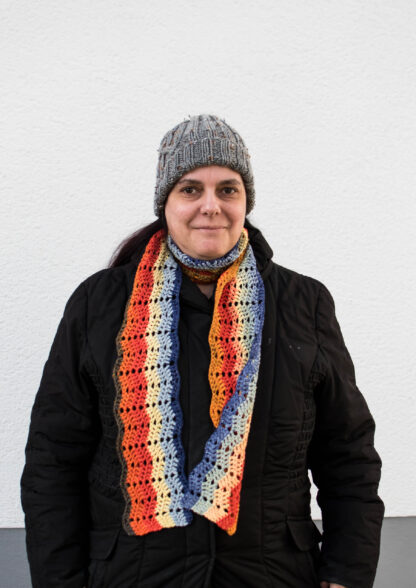 PDF crochet pattern - Waves at Sunset scarf - Image 2