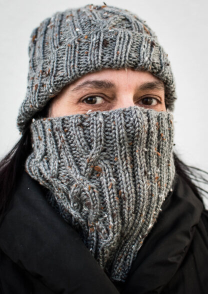 PDF knitting pattern - Knoten cowl - Image 4