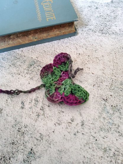 Butterfly bookmark - purple/green - Image 5