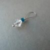 crystal and teal stitch markers for knitting, set of 6 - Image 3