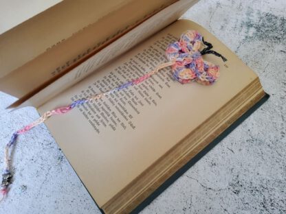 Butterfly bookmark - pink and purple - Image 5