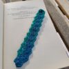 crochet ribbon bookmark - shades of green - Image 5