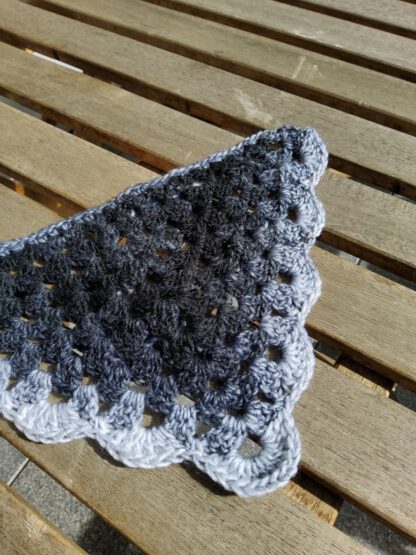 Bandana - black and white gradient - Image 2