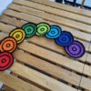 purple and grey circle coasters - set of 4 - Image 6