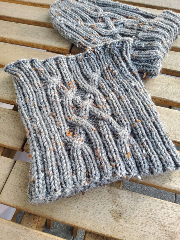 PDF knitting pattern - Knoten cowl