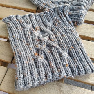 PDF knitting pattern - Knoten cowl