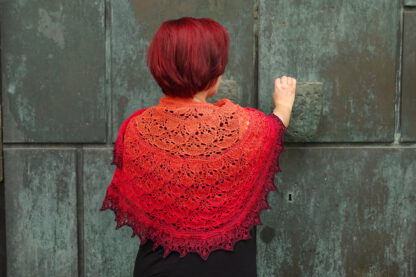PDF knitting pattern - Fire Dragon shawl - Image 3
