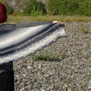 PDF knitting pattern - Storm Dragon shawl