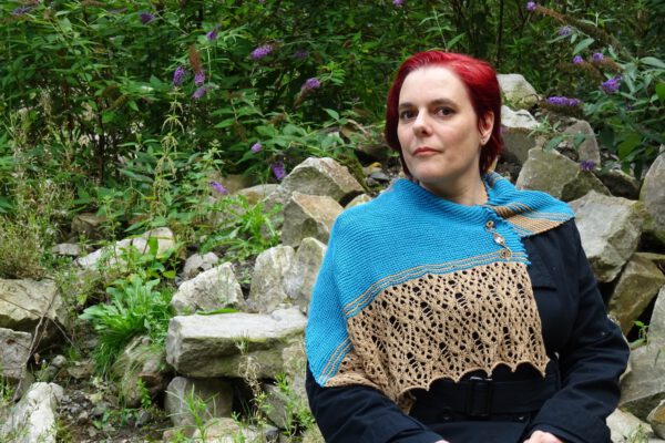 PDF knitting pattern - Autumn cornucopia shawl