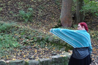 PDF knitting pattern - Hidden way Home shawl - Image 4