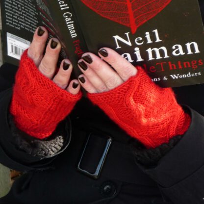 PDF knitting pattern - Muddy River mitts - Image 2