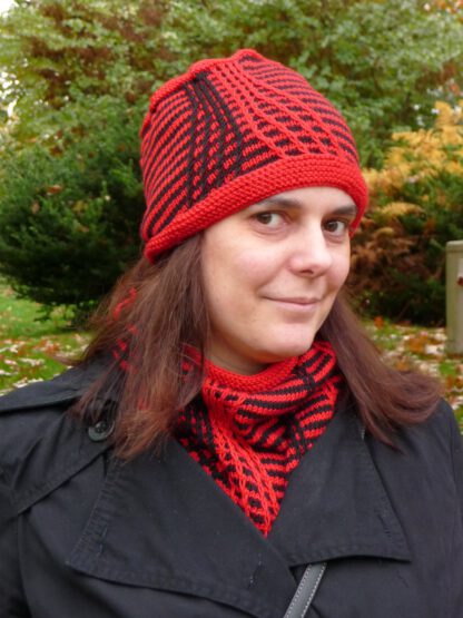 PDF knitting pattern - Opposites Attract cowl - Image 4