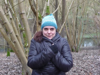 PDF knitting pattern - Babbling Brooks hat - Image 3