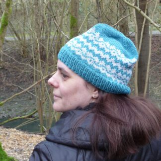 PDF knitting pattern - Babbling Brooks hat