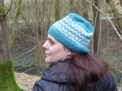PDF knitting pattern - Babbling Brooks hat