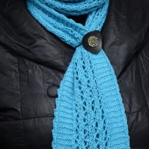 PDF knitting pattern - Down the Rabbit hole scarf