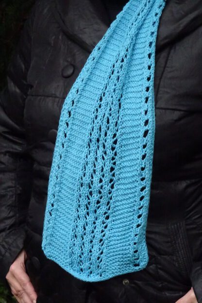 PDF knitting pattern - Down the Rabbit hole scarf - Image 2