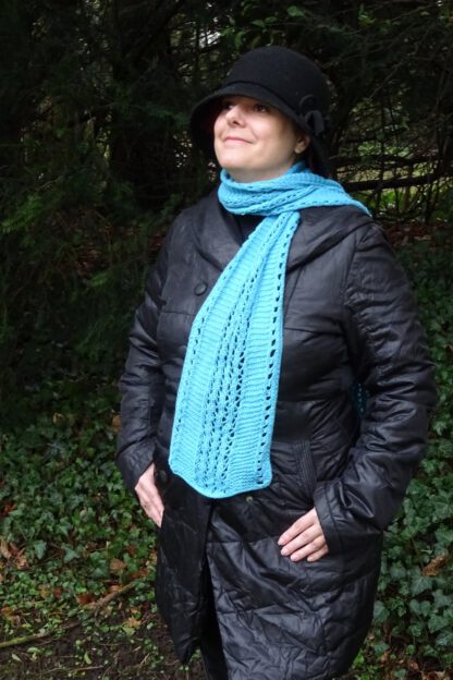 PDF knitting pattern - Down the Rabbit hole scarf - Image 3