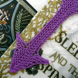 PDF knitting pattern - On Target bookmark