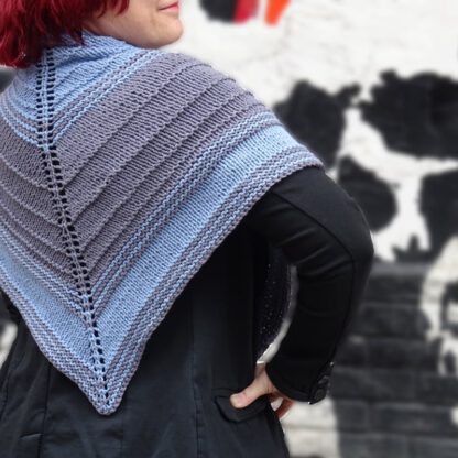 PDF knitting pattern - Simplicity is Key shawl - Image 4