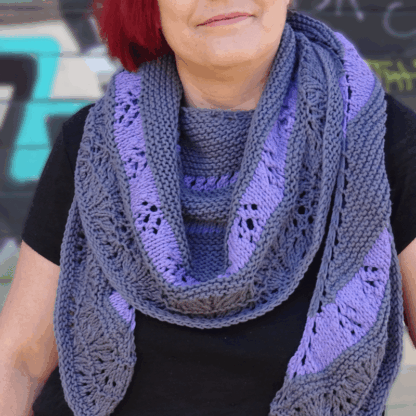 PDF knitting pattern - Step by Step shawl - Image 2
