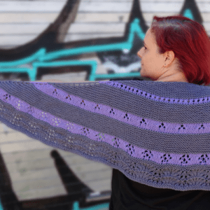 PDF knitting pattern - Step by Step shawl