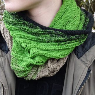 PDF knitting pattern - Turn Around cowl