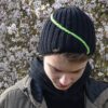 PDF knitting pattern - Against the Current hat