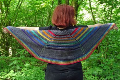 PDF knitting pattern - Reflect, Refract, Disperse; Repeat