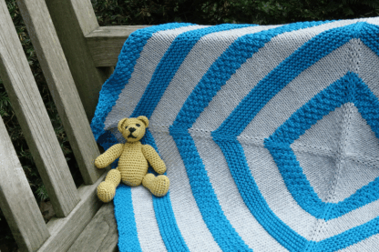 PDF knitting pattern - Merbaby blanket - Image 3