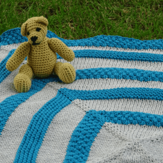 PDF knitting pattern - Merbaby blanket