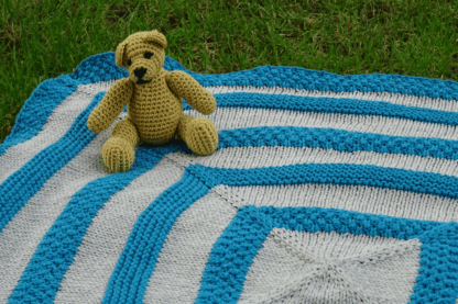 PDF knitting pattern - Merbaby blanket