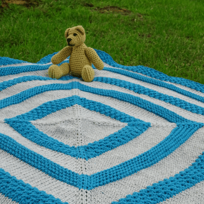 PDF knitting pattern - Merbaby blanket - Image 4