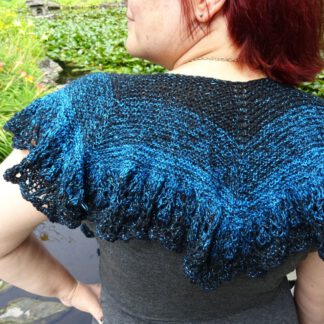 PDF knitting pattern - Water Dragon wrap