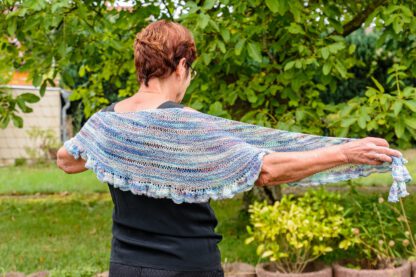 PDF knitting pattern - Never too old to Sparkle shawl - Image 4