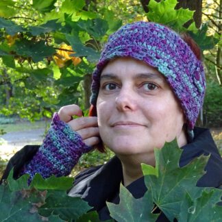 PDF crochet pattern - Bramble headband