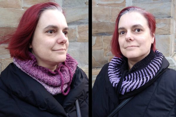 PDF knitting pattern - All stacked up cowl
