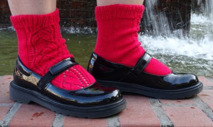 PDF knitting pattern - Breathing Fire socks - Image 3