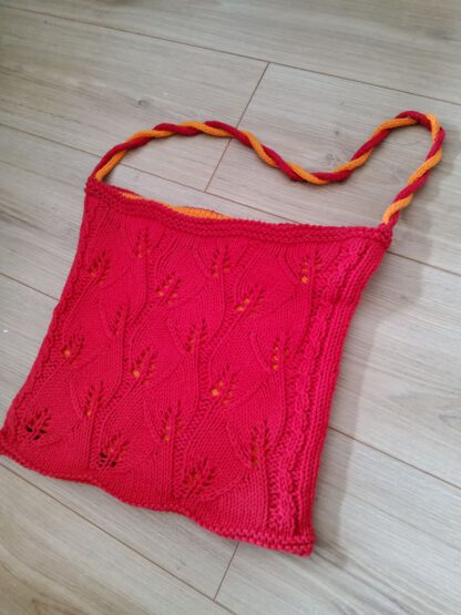 PDF knitting pattern - Phoenix Feathers bag - Image 3