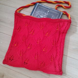 PDF knitting pattern - Phoenix Feathers bag