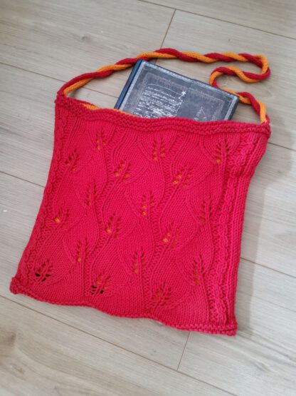 PDF knitting pattern - Phoenix Feathers bag