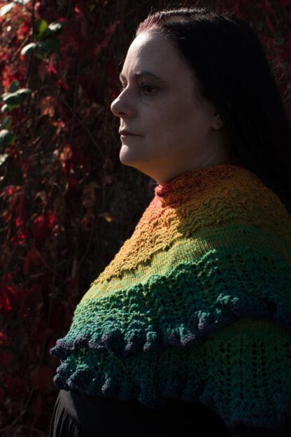 PDF knitting pattern - Cloak of Visibility - Image 4