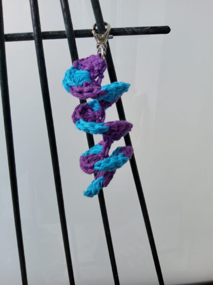 Spiral fidget keychain - two colours - Image 4