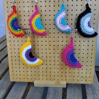 Pride rainbow keychain