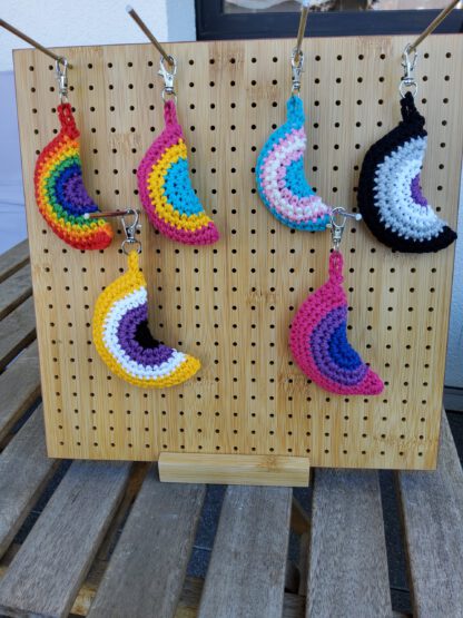 Pride rainbow keychain