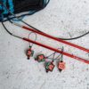 roses stitch markers for knitting, set of 4 - Image 2
