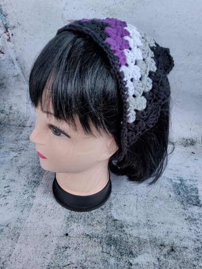 Asexual Pride bandana