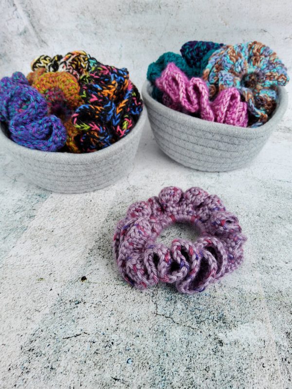 purple scrunchie - Image 4